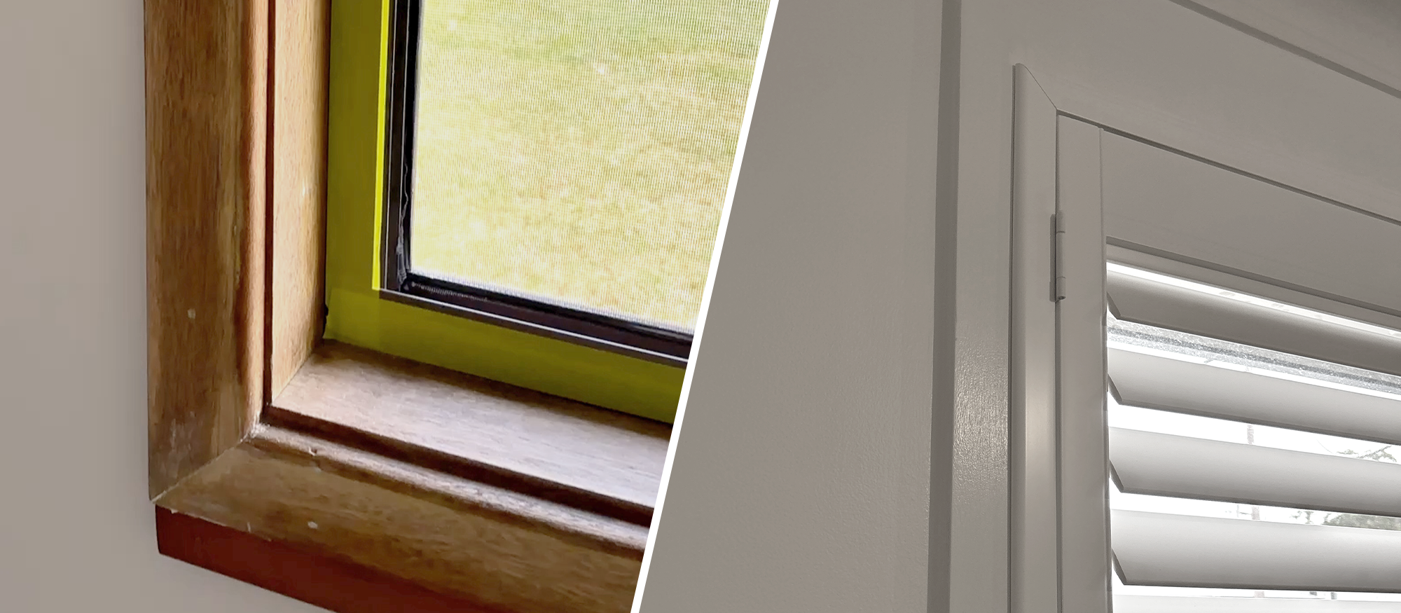 How to paint timber trims